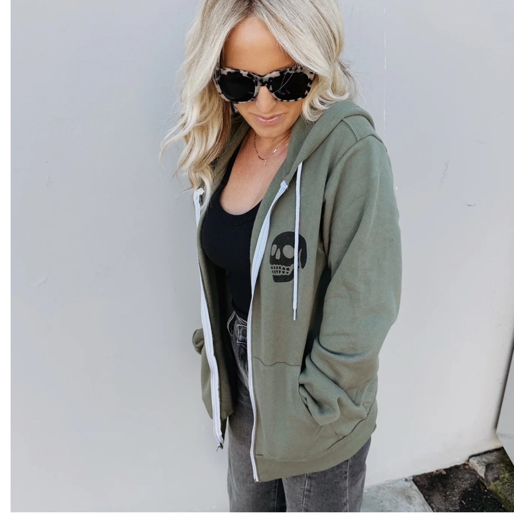 Local Beach Forever Young Zip Sweatshirt